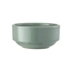 Thumbnail image #1 for Libbey Porcelana 113676 Nestable Porcelain Pasta Bowl, 10.5 oz, Moss