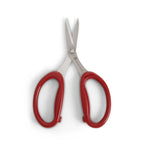 Thumbnail image #1 for JB Prince Harold D525 R Kitchen Scissors, 3.25" Stainless Steel Blades, 6.5" Overall Length, Flexible Red Plastic Handle