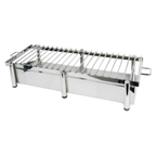 Thumbnail image #1 for Eastern Tabletop 3259GB Countertop Rectangular Stainless Steel Grill Stand, Removable, 41-1/2"W x 11-1/2"D x 10"H