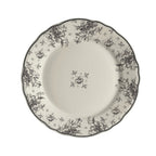 Thumbnail image #1 for Steelite HL Ivory HL54863901 Round China Plate, 10-5/8", Scalloped Edge, Camille Slate 1 Dozen
