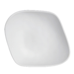 Thumbnail image #1 for Steelite International Delfin, Marisol White 7008DD012 White Melamine Free-Form Bowl, 1.75 qt, 11.875 x 10.25 x 2.625 in