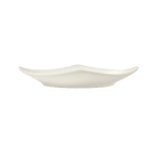 Thumbnail image #1 for Libbey Flint 950086797 Square China Plate, 9-1/4", Coupe Rim, Rolled Edge