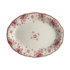 Thumbnail image #1 for Steelite International HL Ivory HL52763905 Oval China Platter with Scalloped Edge, 12.625" x 9.75" 1 Dozen