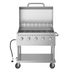 Thumbnail image #7 for KoolMore 36-Inch 5-Burner Mobile Outdoor Propane Gas Grill with Roll Dome Cover