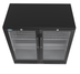 Thumbnail image #6 for KoolMore 35-Inch Two-Door Back Bar Refrigerator, 7.4 Cu. Ft., Black, Glass Swing Doors