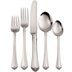 Thumbnail image #2 for 1880 Hospitality Juilliard by Oneida® 2273FDLF European Dinner Fork, 8-1/2 in, Fleur-de-Lis Design, 18/10 Stainless Steel Pack of 3 Dozen