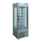 Thumbnail image #1 for GTI Designs Lexus Series - Classic CL441F Glass Door Freezer Display Case, 1 Section, 26.5"W, 7 Revolving Shelves, Silver