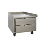 Thumbnail image #1 for Utility Refrigerator LHR-48T-2D Low-Height Refrigerator Base, 48"W, 2 Drawers, Remote Refrigeration, Stainless Exterior, Galvanized Top