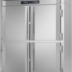 Thumbnail image #1 for Victory Refrigeration UltraSpec™ RFSA-2D-S1-EW-PT-HD-HC Two-Section Pass-Through Refrigerator/Freezer, Self-Contained, Solid Hinged Doors