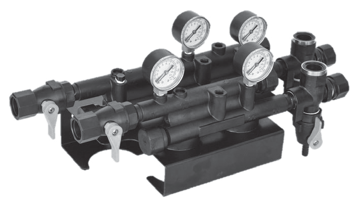 Product image #2 for Everpure QC7I DIO Water Filtration System Manifold with Built-In Shut-Off Valve
