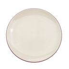 Thumbnail image #1 for CAC China Japanese Style 666-16-W 10-Inch Round Coupe Ceramic Plate, Creamy White Reactive Glaze 1 Dozen