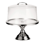 Thumbnail image #1 for TableCraft Products 821U Cake Stand Mirror, 13" x 13" x 6", Mild Steel, Unassembled Case of 6
