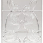 Thumbnail image #1 for JB Prince K835 Chocolate Mold, 2-Form, 7-3/4"H Standing Rabbit, Rigid Polycarbonate