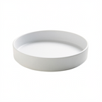 Thumbnail image #1 for Cal-Mil Hudson 22017-8-15 Round Melamine Serving Plate, White, 8-1/4" Diameter Case of 6