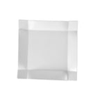 Thumbnail image #1 for CAC China Times Square TMS-5 Porcelain Square Plate, 4-Inch, Super White Case of 3 Dozen