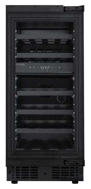Product image #8 for KoolMore Dual Zone 2-Section Wine Cooler, Black and Stainless Steel