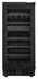 Thumbnail image #8 for KoolMore Dual Zone 2-Section Wine Cooler, Black and Stainless Steel