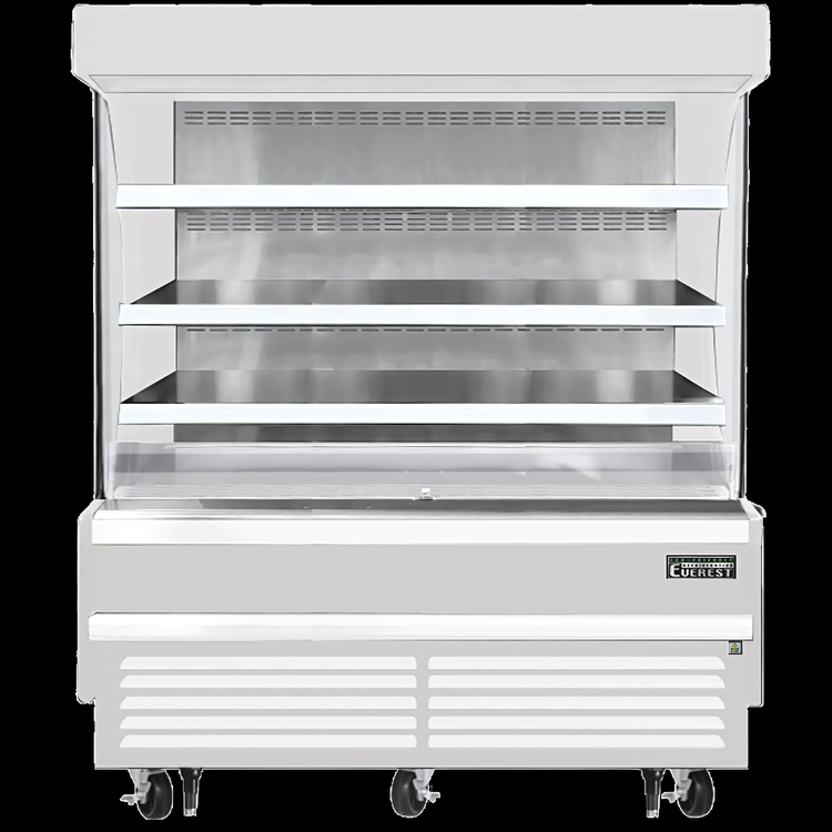 Product image #5 for Everest Refrigeration EOMV-60-W-28-S Vertical Open Display Merchandiser, 60-Inch, White, 15.4 Cu. Ft.