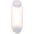 Thumbnail image #1 for AllPoints Foodservice Parts & Supplies 185674 Clear 20 oz Squeeze Bottle with Small Green Valve Dispensing Cap