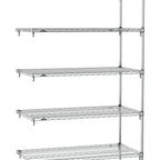 Thumbnail image #1 for Metro Super Erecta SA-1836C-74-A5 Super Adjustable Wire Add-On Shelving Unit, 36"W x 18"D x 74"H, 800 lb. capacity per shelf, 2000 lb. capacity per