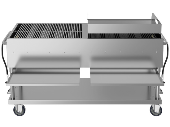 Product image #5 for 72-Inch Commercial Outdoor Propane Gas Grill/Charbroiler with 36-Inch Griddle and 10 Burners