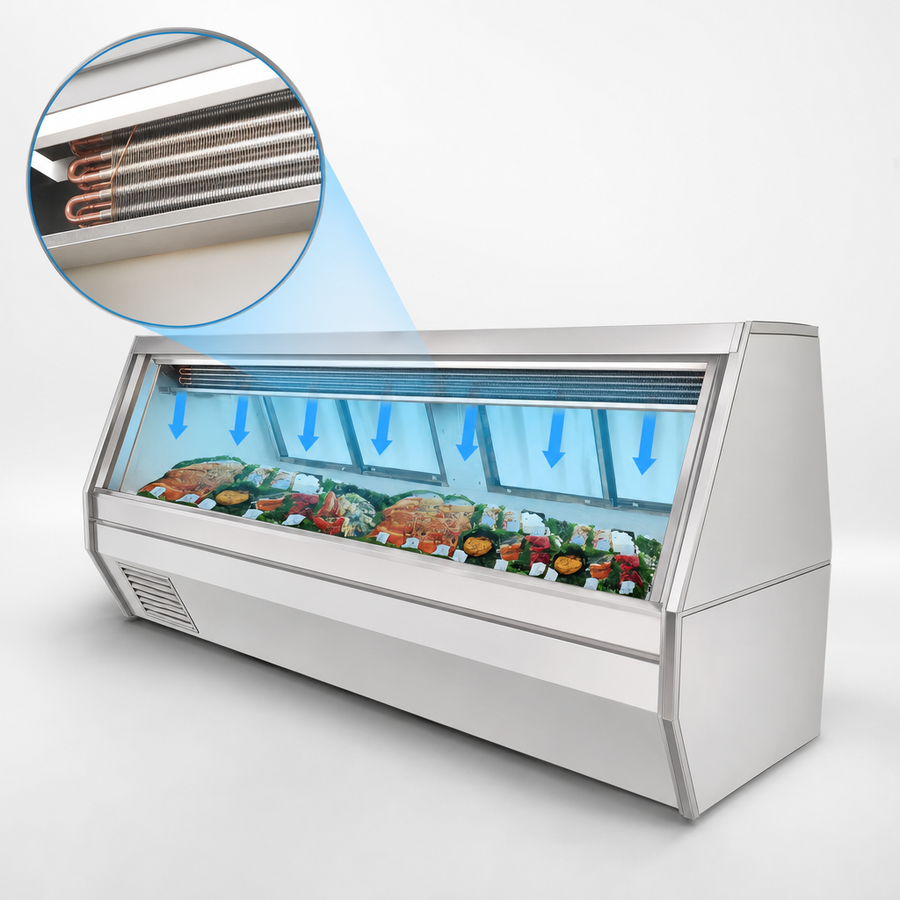 Full-Length Gravity Coil Cooling