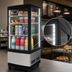 Thumbnail image #4 for KoolMore 17-Inch Countertop Self-Service Refrigerated Display Case, 3 Cu. Ft., Stainless Steel
