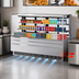 Thumbnail image #4 for Turbo Air 72-Inch Horizontal Open Display Merchandiser, 23.4 Cu. Ft., Low Profile, Self-Contained Refrigeration