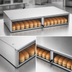Thumbnail image #4 for Nemco 8250-SBB Stainless Steel Bun Box with Polycarbonate Hinged Doors, 60-Bun Capacity