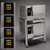 Thumbnail image #4 for AccuTemp Evolution Double-Stack Boilerless Convection Steamer, 2 Compartments, 6 Full-Size Pan Capacity, Dual Voltage 208/240V, 3-Phase