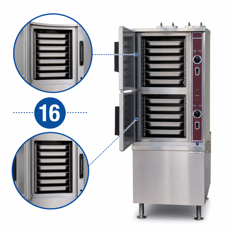 16-Pan Total Capacity