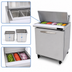 Thumbnail image #4 for Kool-It Signature KSTM-27-1 Mega Top Sandwich / Salad Prep Table Refrigerator, 1 Section, 27-1/2 Inch, 7 Cu. Ft.