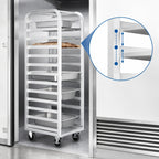 Thumbnail image #4 for Eagle Group Lifetime 4338-X Universal Roll-In Refrigerator Rack, Aluminum, End Load, 3-Inch Centers