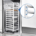 Thumbnail image #4 for Lifetime Series Universal Roll-In Refrigerator Rack, 21-1/2 x 26 x 64 Inch, Aluminum, End Load