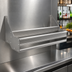 Thumbnail image #4 for Advance Tabco Prestige Supreme Double-Tier Stainless Steel Speed Rail, 72 Inch, 36-Bottle Capacity