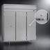 Thumbnail image #4 for Beverage Air P-Series Three-Section Reach-In Refrigerator with Three Solid Lockable Doors