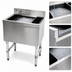 Thumbnail image #4 for Advance Tabco 36-Inch Wide Stainless Steel Cocktail Unit with 12-Inch Deep Ice Bin and 10-Circuit Cold Plate