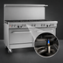 Thumbnail image #4 for Southbend Ultimate 60-Inch Gas Restaurant Range with Standard Oven and Cabinet Base
