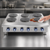Thumbnail image #4 for Imperial 60-Inch Electric Countertop Hot Plate with 10 Round Plate Elements and Solid Top