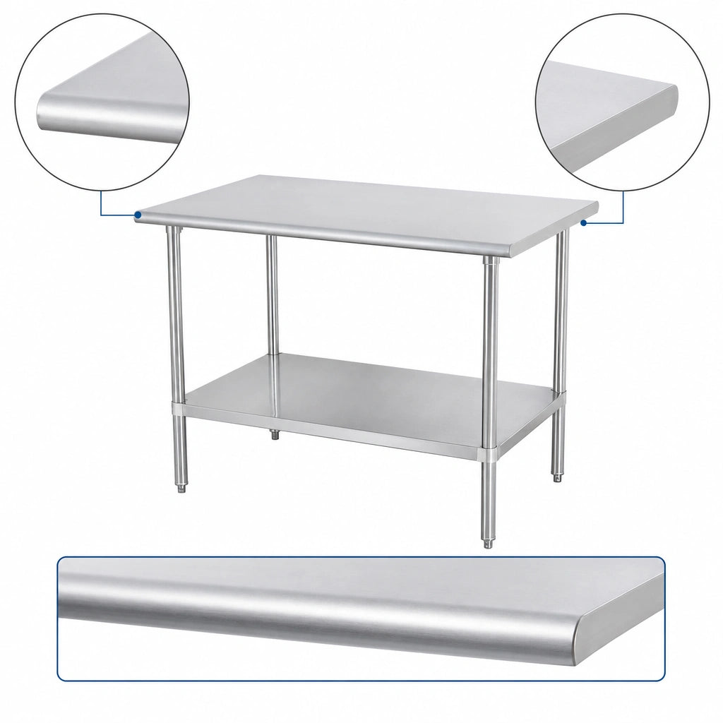 Flat-Edge Work Surface