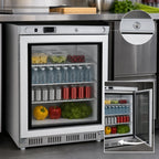Thumbnail image #4 for Kelvinator Commercial KCHUCGD23R ADA-Height 1-Section Undercounter Refrigerator, 4.4 Cu. Ft., Right-Hinged Glass Door