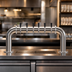 Thumbnail image #4 for Perlick 2-Column Pass-Thru Glycol-Cooled Countertop 6-Faucet Brew Pipe Draft Beer Tower