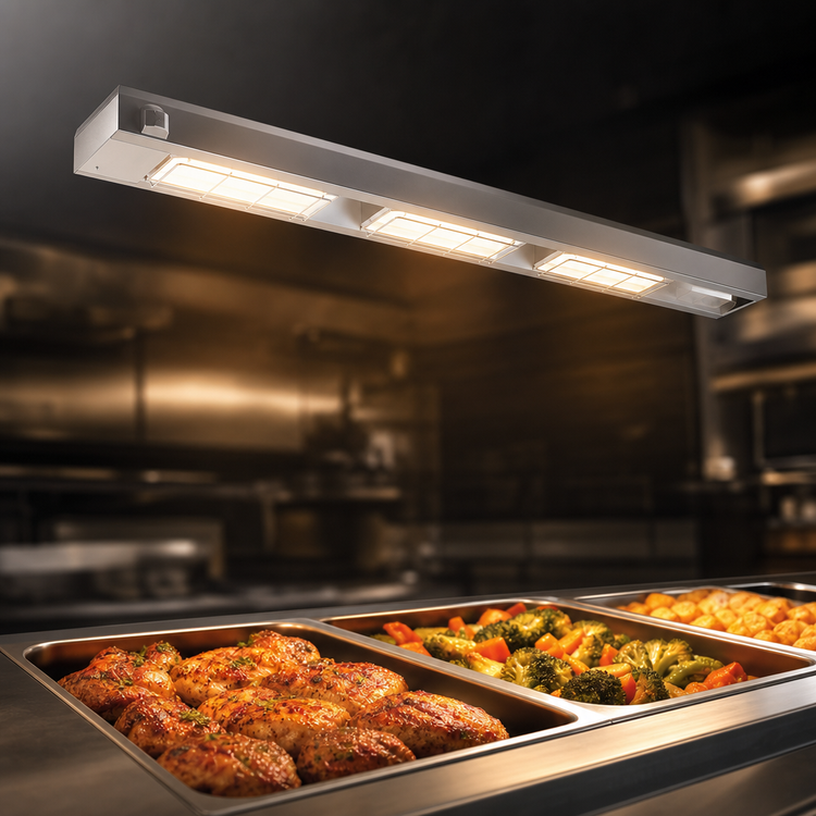 Product image #4 for Hatco Ultra-Glo 66-Inch Lighted High-Watt Single Ceramic Infrared Strip Heater