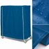 Thumbnail image #4 for Metro Waterproof Mariner Blue Cart Cover for 48 x 21 x 74 Inch Queen Mary & Banquet Carts