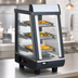 Thumbnail image #4 for Omcan Countertop Heated Self-Service Hot Food Display Case, 13-Inch Wide, 3 Shelves
