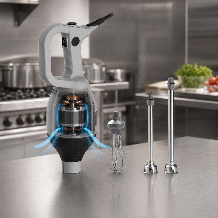 Product image #5 for Axis Handheld Immersion Blender with Interchangeable Stainless Steel Shaft, 25-Gallon Capacity, 120V
