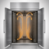 Thumbnail image #4 for Doyon KDP12 Knock Down Roll-In Proofer Cabinet, One-Section, 2 Double Side-Load Rack Capacity