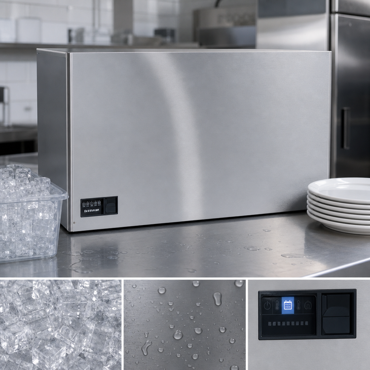 Product image #4 for Scotsman Prodigy ELITE Modular Water-Cooled Small Cube Ice Maker, 1444 lb/24 Hr