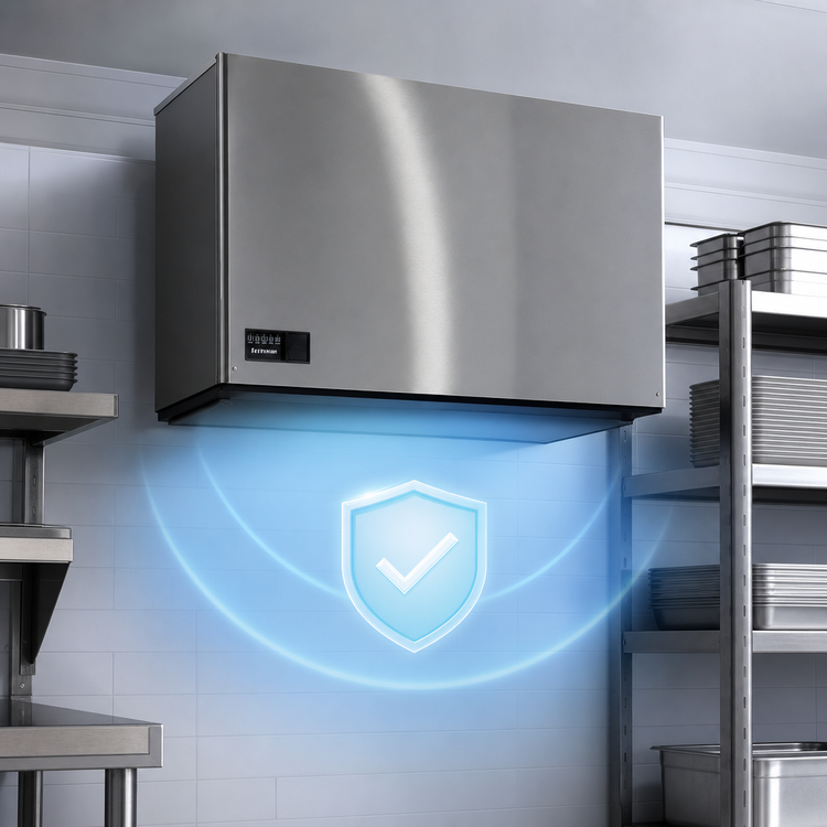 Product image #4 for Scotsman Prodigy ELITE Modular Medium Cube Ice Maker, Remote Refrigerated