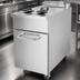 Thumbnail image #4 for BakeMax Electric Floor Fryer with 34 Liter Stainless Steel Fry Pot, 208V, 3-Phase